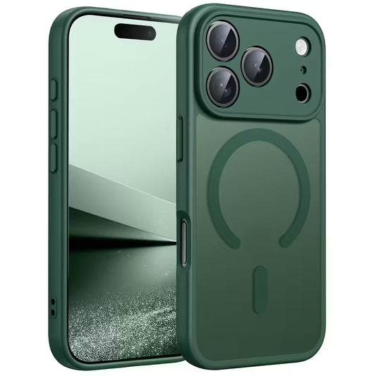 iPhone 17 Acrylic Matte Back Cover Support Wireless Charging