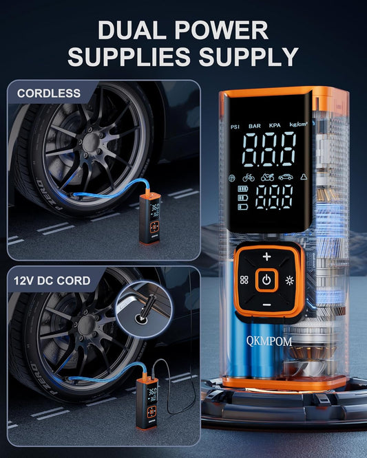 Portable Wireless Air Compressor Tire Inflator